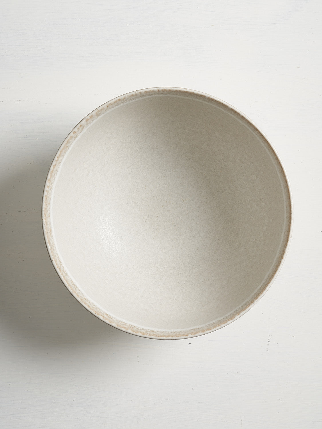 Ample designer stoneware bowl ideal for serving salads